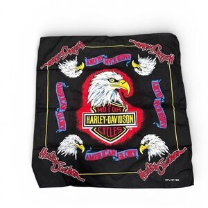 Harley-Davidson Black Cotton Bandana